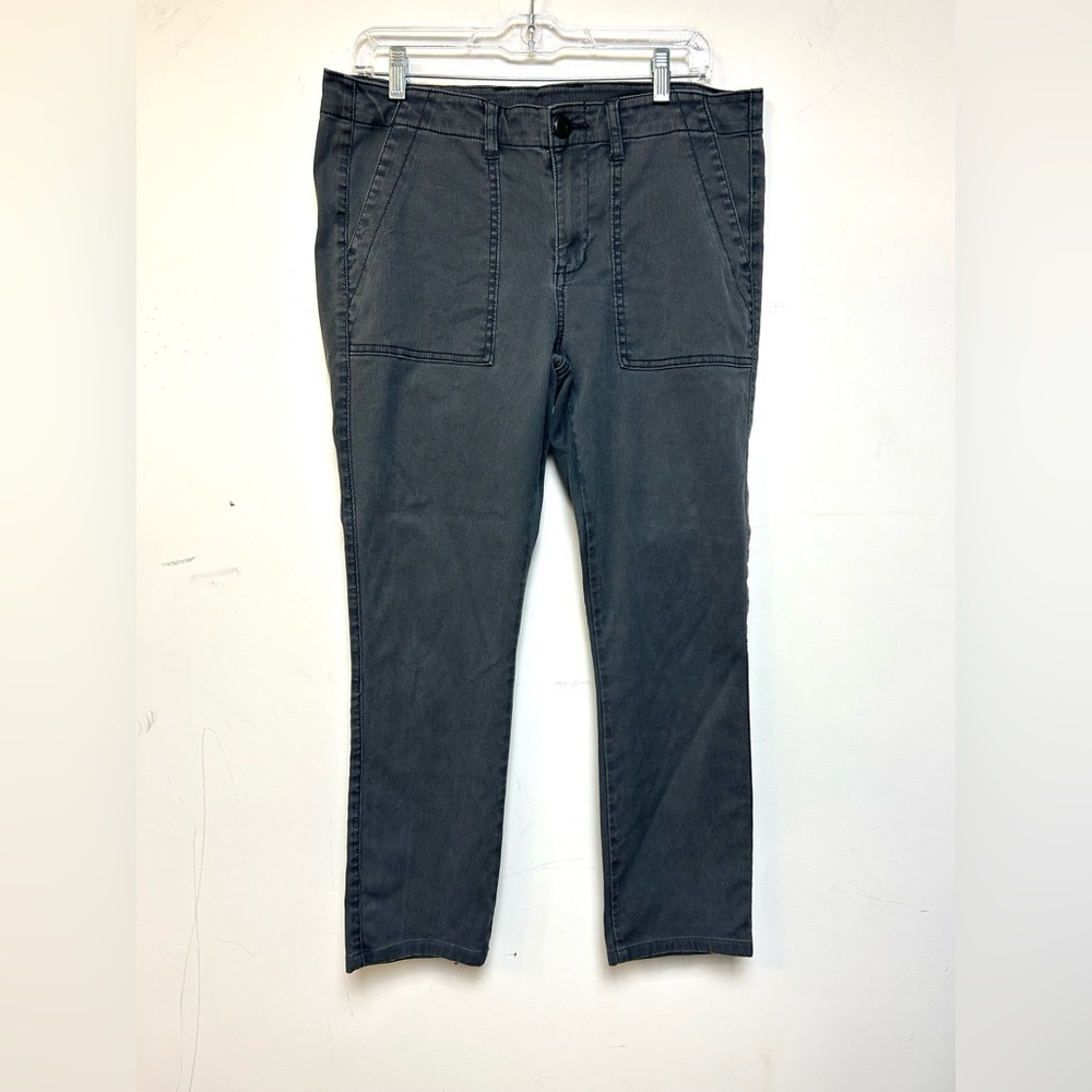 CAbi Charcoal Gray Straight Leg Pants